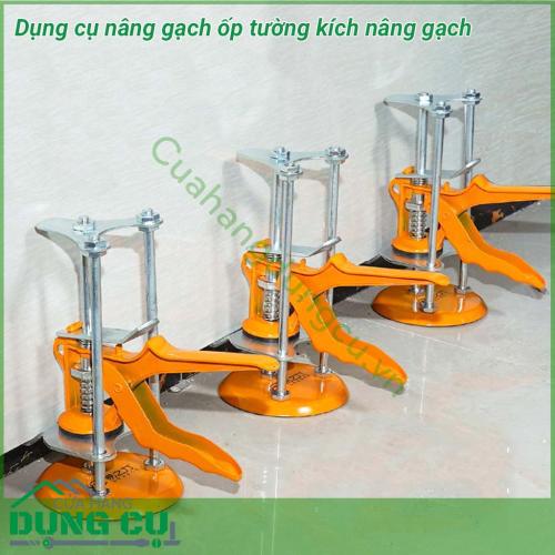 Kích kê gạch ốp tường là sản phẩm giúp người thợ ốp lát lấy được cos gạch ốp tường một cách chính xác nhất tay vì chống đỡ thủ công, với sản phẩm này tay chỉ việc bóp tay và kích gạch theo cốt chúng ta mong muốn