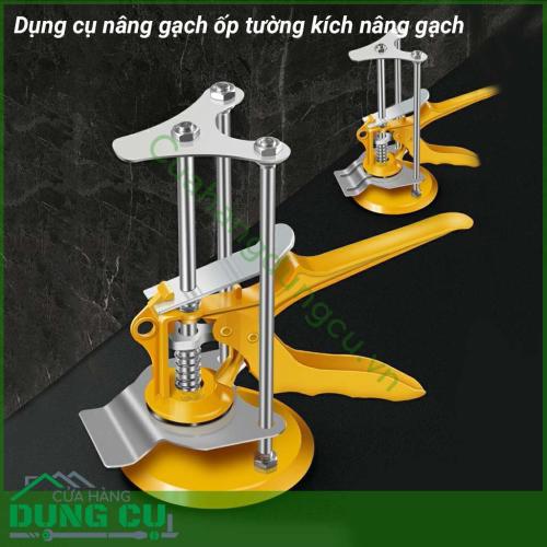 Kích kê gạch ốp tường là sản phẩm giúp người thợ ốp lát lấy được cos gạch ốp tường một cách chính xác nhất tay vì chống đỡ thủ công, với sản phẩm này tay chỉ việc bóp tay và kích gạch theo cốt chúng ta mong muốn