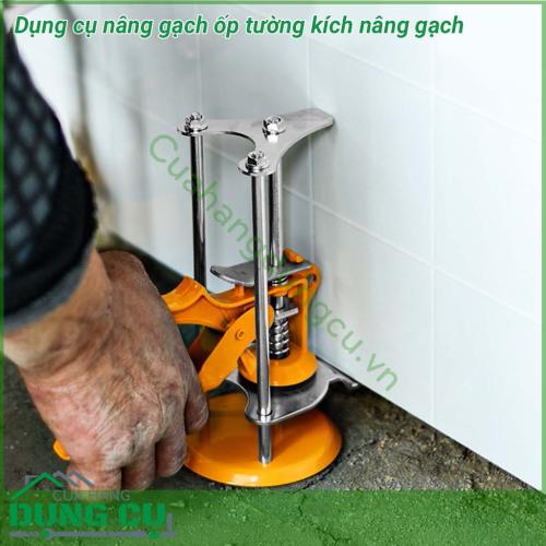 Kích kê gạch ốp tường là sản phẩm giúp người thợ ốp lát lấy được cos gạch ốp tường một cách chính xác nhất tay vì chống đỡ thủ công, với sản phẩm này tay chỉ việc bóp tay và kích gạch theo cốt chúng ta mong muốn