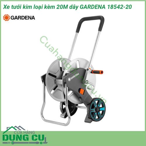 Bộ tưới cây - Xe cuộn ống kim loại Gardena 18542-20 là một sản phẩm hữu ích cho công việc tưới cây cho sân vườn của gia đình bạn. Bộ sản phẩm được sản xuất tại Đức với đầy đủ vòi tưới, cút nối để sử dụng được ngay.