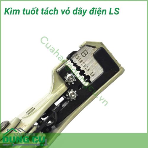 Kìm tuốt dây điện đa năng LS 500306 với kiểu dáng thiết kế rất nhỏ gọn, tiện lợi kết hợp với mức trọng lượng nhẹ nhàng và dễ thao tác. LS 500306 là sản phẩm chất lượng cao chuyên dùng để tuốt dây điện...