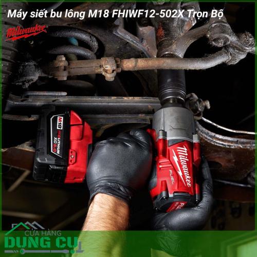 Máy siết bu lông Milwaukee M18 FHIWF12-502X Trọn Bộ có tác dụng dùng để siết, cố định các loại bu lông, ốc. Đây là một thiết bị không thể thiếu trong mọi quy trình sản xuất và sửa chữa thiết bị, giúp công việc hoàn thành nhanh chóng và chính xác.