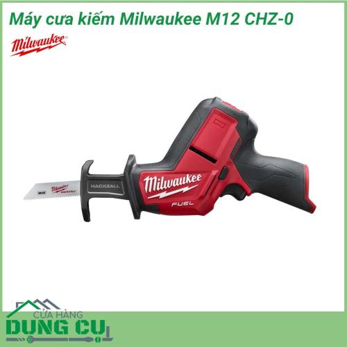 Máy cưa kiếm Milwaukee M12 CHZ-0 thiết kế nhỏ gọn, giúp người dùng điều khiển máy dễ hơn, cho đường cắt chính xác, làm việc được ở mọi không gian.