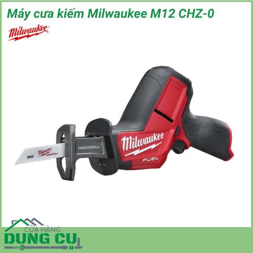 Máy cưa kiếm Milwaukee M12 CHZ-0 thiết kế nhỏ gọn, giúp người dùng điều khiển máy dễ hơn, cho đường cắt chính xác, làm việc được ở mọi không gian.