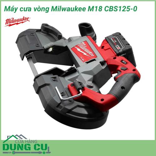 Máy cưa vòng Milwaukee M18 CBS125-0 chuyên nghiệp cho hiệu suất cắt nhanh hơn so với các dòng máy sử dụng điện cơ bản, mang lại thời gian chạy gấp 2 lần so với các tùy chọn không dây khác.