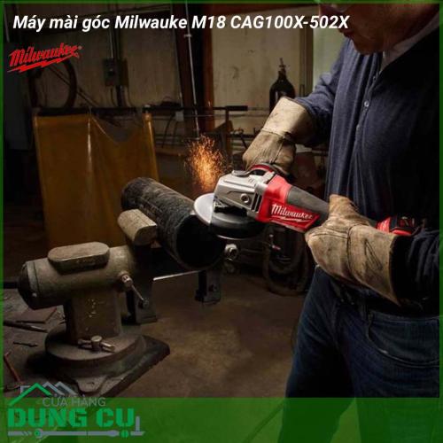 Máy mài góc Milwaukee M18 CAG100X-502X Trọn Bộ động cơ hiện đại cung cấp sức mạnh bền bỉ giúp tạo ra các năng lượng duy trì tối đa để hoàn thành các ứng dụng làm nhẵn bề mặt, mài và cắt một cách dễ dàng nhất.