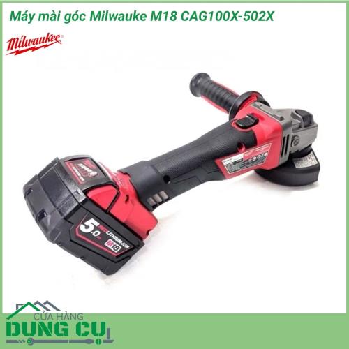 Máy mài góc Milwaukee M18 CAG100X-502X Trọn Bộ động cơ hiện đại cung cấp sức mạnh bền bỉ giúp tạo ra các năng lượng duy trì tối đa để hoàn thành các ứng dụng làm nhẵn bề mặt, mài và cắt một cách dễ dàng nhất.