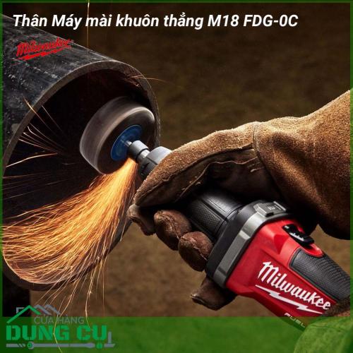 Máy mài khuôn Milwaukee M18 FDG-0C giải pháp lý tưởng giúp người lao động dễ dàng mài nhẵn những vị trí, khe góc hẹp khó tiếp cận. Dòng máy chuyên nghiệp với động cơ không chổi than hiện đại kết hợp với dòng pin REDLITHIUM ™ cung cấp sức mạnh vượt trội. 