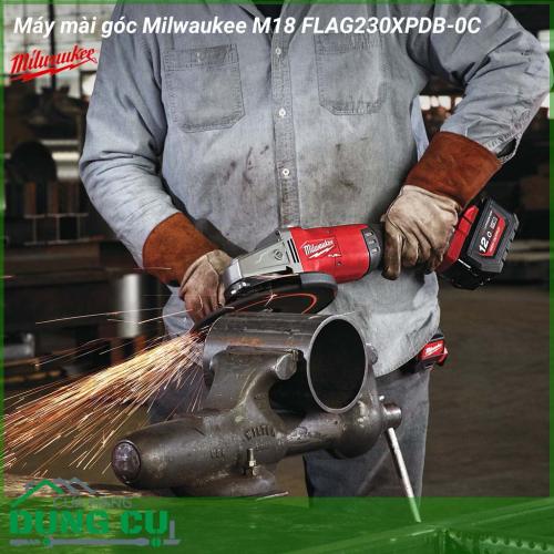 Thân máy mài góc Milwaukee M18 FLAG230XPDB-0C công cụ dùng để cắt, mài, đánh bóng các bề mặt kim loại. Miwaukee M18 FLAG230XPDB-0C cho phép thúc đẩy tiến độ thi công một cách nhanh chóng và hiệu quả.