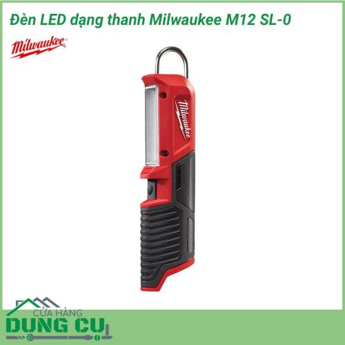 Đèn LED dạng thanh Milwaukee M12 SL-0 sản phẩm chuyên dụng cho công việc sữa chữa, chế tác... chuyên nghiệp, cần di chuyển nhiều hoặc làm việc trên cao. Đèn LED dạng thanh là sự kết hợp của tính linh hoạt và công suất lớn.