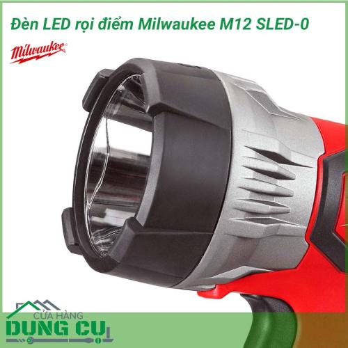 Đèn led rọi điểm Milwaukee M12 SLED-0 là đèn led chiếu sáng tập trung vào 1 điểm cố định, để làm nổi bật vật cần chiếu sáng. Khoảng cách chiếu sáng lên tới 640 mét. Độ phân giải cao cho màu sắc trung thực, ánh sáng tự nhiên.