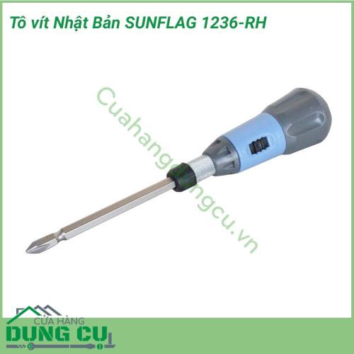 Tuốc nơ vít đa năng Nhật Bản SUNFLAG 1236-RH dùng để mở các con vít bake, vít xẻ 1 rãnh, vít móc tròn, vít L. Sử dụng trong ngành nội thất, xây dựng, sửa chữa bảo trì thiết bị, nhà máy...Tuốc nơ vít dụng cụ sửa chữa không thể thiếu trong thùng đồ nghề 