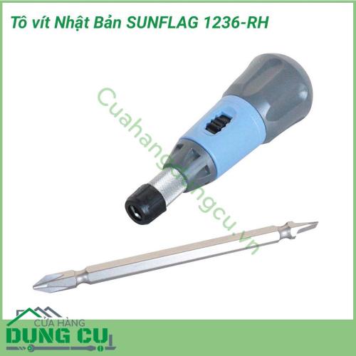 Tuốc nơ vít đa năng Nhật Bản SUNFLAG 1236-RH dùng để mở các con vít bake, vít xẻ 1 rãnh, vít móc tròn, vít L. Sử dụng trong ngành nội thất, xây dựng, sửa chữa bảo trì thiết bị, nhà máy...Tuốc nơ vít dụng cụ sửa chữa không thể thiếu trong thùng đồ nghề 