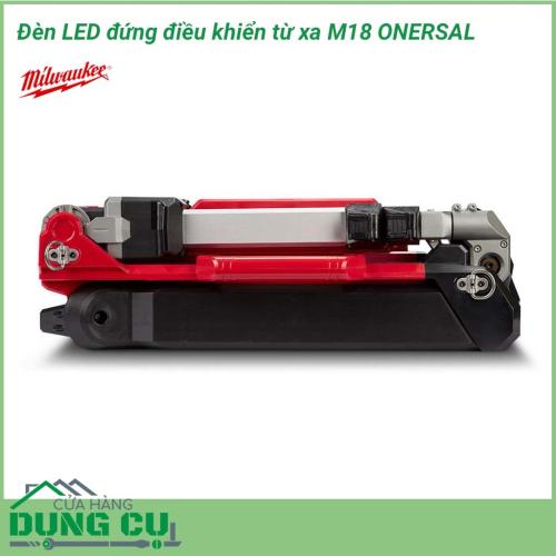 Đèn led đứng điều khiển từ xa Milwaukee M18 ONERSAL thiết bị được sử dụng phổ biến tại công trường, nhà máy, xí nghiệp,...Milwaukee M18 ONERSAL có hệ thống One Key cho phép người dùng theo dõi, tùy chỉnh và thiết lập thời gian hoạt động từ xa.