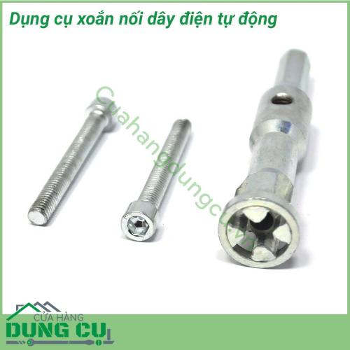 Dụng cụ xoắn nối dây điện tự động đa năng thích hợp để xoắn 2-5 miếng dây. Nó có thể được gắn vào máy khoan điện hoặc sử dụng với cái khoan tay để dễ dàng hoạt động. Công cụ xoắn dây giúp bạn hoàn hảo và xoắn cáp điện trong một bước