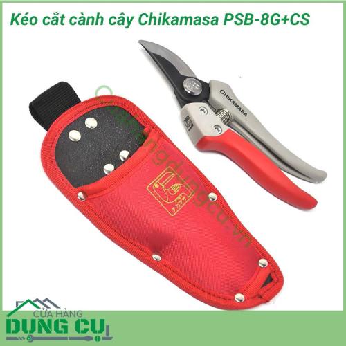 Kéo cắt cành cây Chikamasa PSB-8G+CS là sản phẩm chuyên dụng cho cắt cành, chi nhánh nhỏ của cây cảnh, cây ăn trái, hoa màu. Với thiết kế tinh tế, siêu nhẹ, giúp người làm vườn dễ dàng cầm nắm, sử dụng.