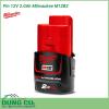 Pin 12V 2.0Ah Milwaukee M12B2 mang lại hiệu suất tốt nhất trong lớp trong điều kiện công việc khắc nghiệt, bao gồm cả nhiệt độ thấp. 