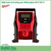 Máy bơm hơi dùng pin Milwaukee M12 BI-0 thiết kế hiện đại cho tính linh hoạt cao cho phép mang theo dễ dàng ở bất cứ đâu, động cơ hiệu quả cao cung cấp một áp suất mạnh mẽ giúp bơm lốp trong thời gian ngắn.