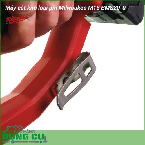 Máy cắt kim loại Milwaukee M18 BMS20-0 cắt chính xác với độ sâu tối đa trên các nguyên vật liệu một cách dễ dàng. Kiểm soát hoàn toàn trong suốt quá trình sử dung với thiết kế công thái học cho sự thoải mái nhất khi vận hành