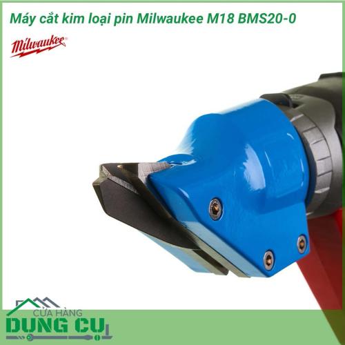 Máy cắt kim loại Milwaukee M18 BMS20-0 cắt chính xác với độ sâu tối đa trên các nguyên vật liệu một cách dễ dàng. Kiểm soát hoàn toàn trong suốt quá trình sử dung với thiết kế công thái học cho sự thoải mái nhất khi vận hành