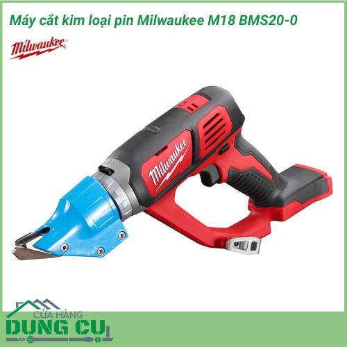 Máy cắt kim loại Milwaukee M18 BMS20-0 cắt chính xác với độ sâu tối đa trên các nguyên vật liệu một cách dễ dàng. Kiểm soát hoàn toàn trong suốt quá trình sử dung với thiết kế công thái học cho sự thoải mái nhất khi vận hành