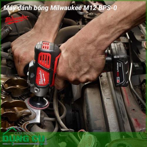 Máy đánh bóng Milwaukee M12 BPS-0 công cụ mạnh mẽ cho cả ứng dụng làm bóng và chà nhám bề mặt một cách nhanh chóng hiệu quả. Thiết kế nhỏ gọn nhưng đầy sức mạnh, giúp bạn đánh bóng các bề mặt vật liệu khác nhau một cách nhanh chóng và an toàn