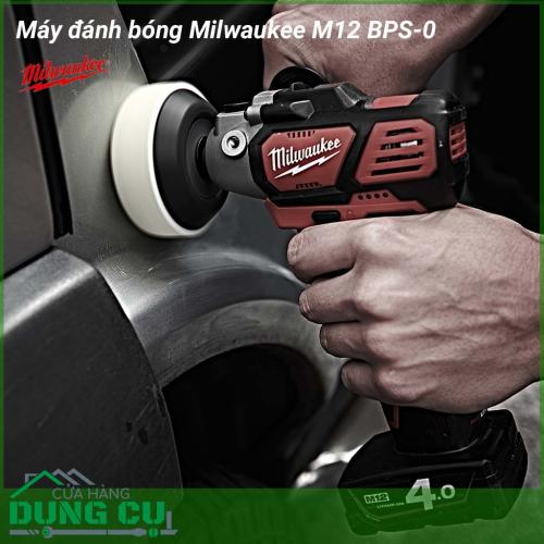 Máy đánh bóng Milwaukee M12 BPS-0 công cụ mạnh mẽ cho cả ứng dụng làm bóng và chà nhám bề mặt một cách nhanh chóng hiệu quả. Thiết kế nhỏ gọn nhưng đầy sức mạnh, giúp bạn đánh bóng các bề mặt vật liệu khác nhau một cách nhanh chóng và an toàn