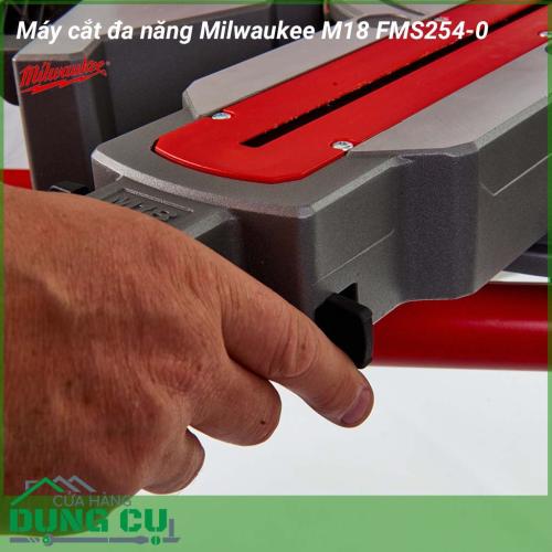 Máy cắt đa năng Milwaukee M18 FMS254-0 được thiết kế để có thể đáp ứng được những nhu cầu khó khăn nhất trong nghành gỗ. Kiểu dáng hiện đại M18 FMS254-0 mạnh mẽ cho phép thúc đẩy tiến trình thực thi công việc một cách nhanh chóng và hiệu quả.