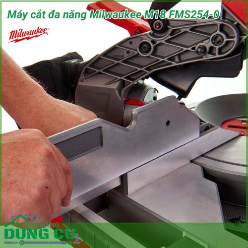 Máy cắt đa năng Milwaukee M18 FMS254-0 được thiết kế để có thể đáp ứng được những nhu cầu khó khăn nhất trong nghành gỗ. Kiểu dáng hiện đại M18 FMS254-0 mạnh mẽ cho phép thúc đẩy tiến trình thực thi công việc một cách nhanh chóng và hiệu quả.