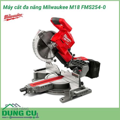 Máy cắt đa năng Milwaukee M18 FMS254-0 được thiết kế để có thể đáp ứng được những nhu cầu khó khăn nhất trong nghành gỗ. Kiểu dáng hiện đại M18 FMS254-0 mạnh mẽ cho phép thúc đẩy tiến trình thực thi công việc một cách nhanh chóng và hiệu quả.