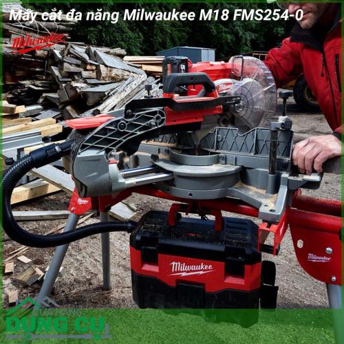 Máy cắt đa năng Milwaukee M18 FMS254-0 được thiết kế để có thể đáp ứng được những nhu cầu khó khăn nhất trong nghành gỗ. Kiểu dáng hiện đại M18 FMS254-0 mạnh mẽ cho phép thúc đẩy tiến trình thực thi công việc một cách nhanh chóng và hiệu quả.