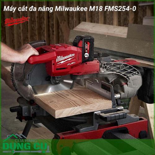 Máy cắt đa năng Milwaukee M18 FMS254-0 được thiết kế để có thể đáp ứng được những nhu cầu khó khăn nhất trong nghành gỗ. Kiểu dáng hiện đại M18 FMS254-0 mạnh mẽ cho phép thúc đẩy tiến trình thực thi công việc một cách nhanh chóng và hiệu quả.