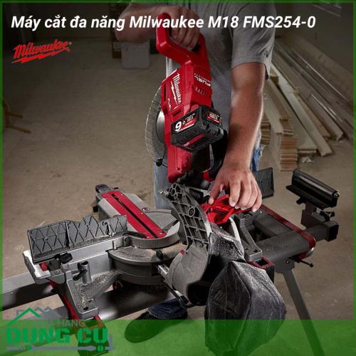 Máy cắt đa năng Milwaukee M18 FMS254-0 được thiết kế để có thể đáp ứng được những nhu cầu khó khăn nhất trong nghành gỗ. Kiểu dáng hiện đại M18 FMS254-0 mạnh mẽ cho phép thúc đẩy tiến trình thực thi công việc một cách nhanh chóng và hiệu quả.