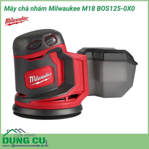 Máy chà nhám Milwaukee M18 BOS125-0X0 công cụ hỗ trợ mạnh mẽ giúp nâng cao hiệu suất công việc một cách dễ dàng và hiệu quả hơn. Tính năng tự động cùng một động cơ mạnh mẽ giúp việc xử lý nhanh chóng các bề mặt không cần tốn quá nhiều công sức.