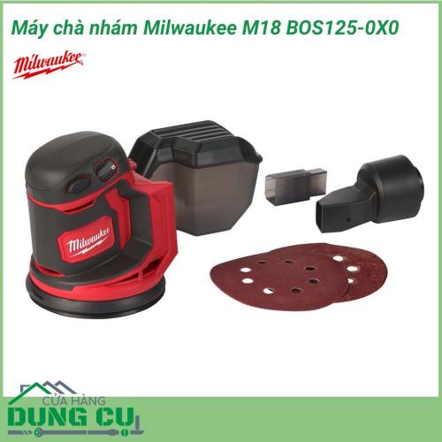 Máy chà nhám Milwaukee M18 BOS125-0X0 công cụ hỗ trợ mạnh mẽ giúp nâng cao hiệu suất công việc một cách dễ dàng và hiệu quả hơn. Tính năng tự động cùng một động cơ mạnh mẽ giúp việc xử lý nhanh chóng các bề mặt không cần tốn quá nhiều công sức.
