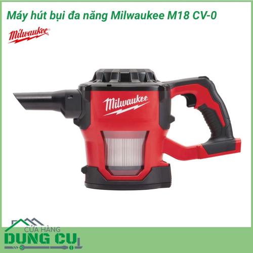 Máy hút bụi đa năng Milwaukee M18 CV-0 mang tới giải pháp làm sạch di động trong mọi nhu cầu sử dụng từ trong gia đình cho tới công xưởng, từ trong nhà ra đến ngoài trời một cách hiệu quả và dễ dàng.