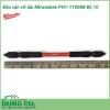 Bộ 10 mũi bắt vít dài Milwaukee PH1-110MM được làm bằng chất liệu hợp kim thép cứng cáp, không hoen gỉ hay cong vênh, mài mòn trong quá trình làm việc, cho độ bền sử dụng lâu dài theo thời gian. 