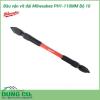 Bộ 10 mũi bắt vít dài Milwaukee PH1-110MM được làm bằng chất liệu hợp kim thép cứng cáp, không hoen gỉ hay cong vênh, mài mòn trong quá trình làm việc, cho độ bền sử dụng lâu dài theo thời gian. 