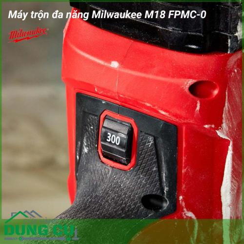 Máy trộn đa năng Milwaukee M18 FPMC-0 thiết bị chuyên dụng dùng để trộn các hợp chất như bê tông và vữa một cách dễ dàng và hiệu quả. Động cơ không chổi than mạnh mẽ cung cấp hiệu suất vượt trội giúp xử lý nhanh chóng tất cả các yêu cầu công việc.