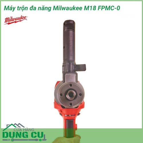 Máy trộn đa năng Milwaukee M18 FPMC-0 thiết bị chuyên dụng dùng để trộn các hợp chất như bê tông và vữa một cách dễ dàng và hiệu quả. Động cơ không chổi than mạnh mẽ cung cấp hiệu suất vượt trội giúp xử lý nhanh chóng tất cả các yêu cầu công việc.