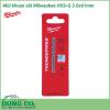 Mũi khoan sắt Milwaukee HSS-G 3.0x61mm được làm bằng chất liệu hợp kim thép cứng cáp, không hoen gỉ hay cong vênh, mài mòn trong quá trình làm việc, cho độ bền sử dụng lâu dài theo thời gian.