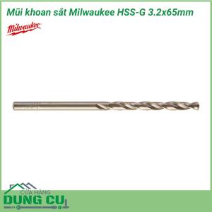 Mũi khoan sắt Milwaukee HSS-G 3.2x65mm