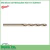 Mũi khoan sắt Milwaukee HSS-G 4.5x80mm được làm bằng chất liệu hợp kim thép cứng cáp, không hoen gỉ hay cong vênh, mài mòn trong quá trình làm việc, cho độ bền sử dụng lâu dài theo thời gian