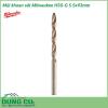 Mũi khoan sắt HSS-G Milwaukee 5.5x93mm được làm bằng chất liệu hợp kim thép cứng cáp, không hoen gỉ hay cong vênh, mài mòn trong quá trình làm việc, cho độ bền sử dụng lâu dài theo thời gian