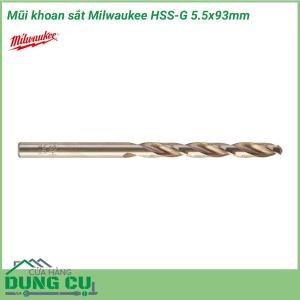 Mũi khoan sắt HSS-G Milwaukee 5.5x93mm