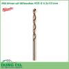 Mũi khoan sắt Milwaukee HSS-G 6.5x101mm được làm bằng chất liệu hợp kim thép cứng cáp, không hoen gỉ hay cong vênh, mài mòn trong quá trình làm việc, cho độ bền sử dụng lâu dài theo thời gian