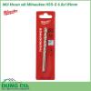 Mũi khoan sắt Milwaukee HSS-G 6.8x109mm được làm bằng chất liệu hợp kim thép cứng cáp, không hoen gỉ hay cong vênh, mài mòn trong quá trình làm việc, cho độ bền sử dụng lâu dài theo thời gian