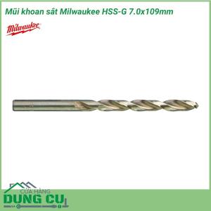 Mũi khoan sắt Milwaukee HSS-G 7.0x109mm
