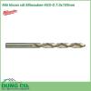 Mũi khoan sắt Milwaukee HSS-G 7.0x109mm được làm bằng chất liệu hợp kim thép cứng cáp, không hoen gỉ hay cong vênh, mài mòn trong quá trình làm việc, cho độ bền sử dụng lâu dài theo thời gian