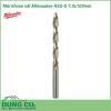 Mũi khoan sắt Milwaukee HSS-G 7.0x109mm được làm bằng chất liệu hợp kim thép cứng cáp, không hoen gỉ hay cong vênh, mài mòn trong quá trình làm việc, cho độ bền sử dụng lâu dài theo thời gian